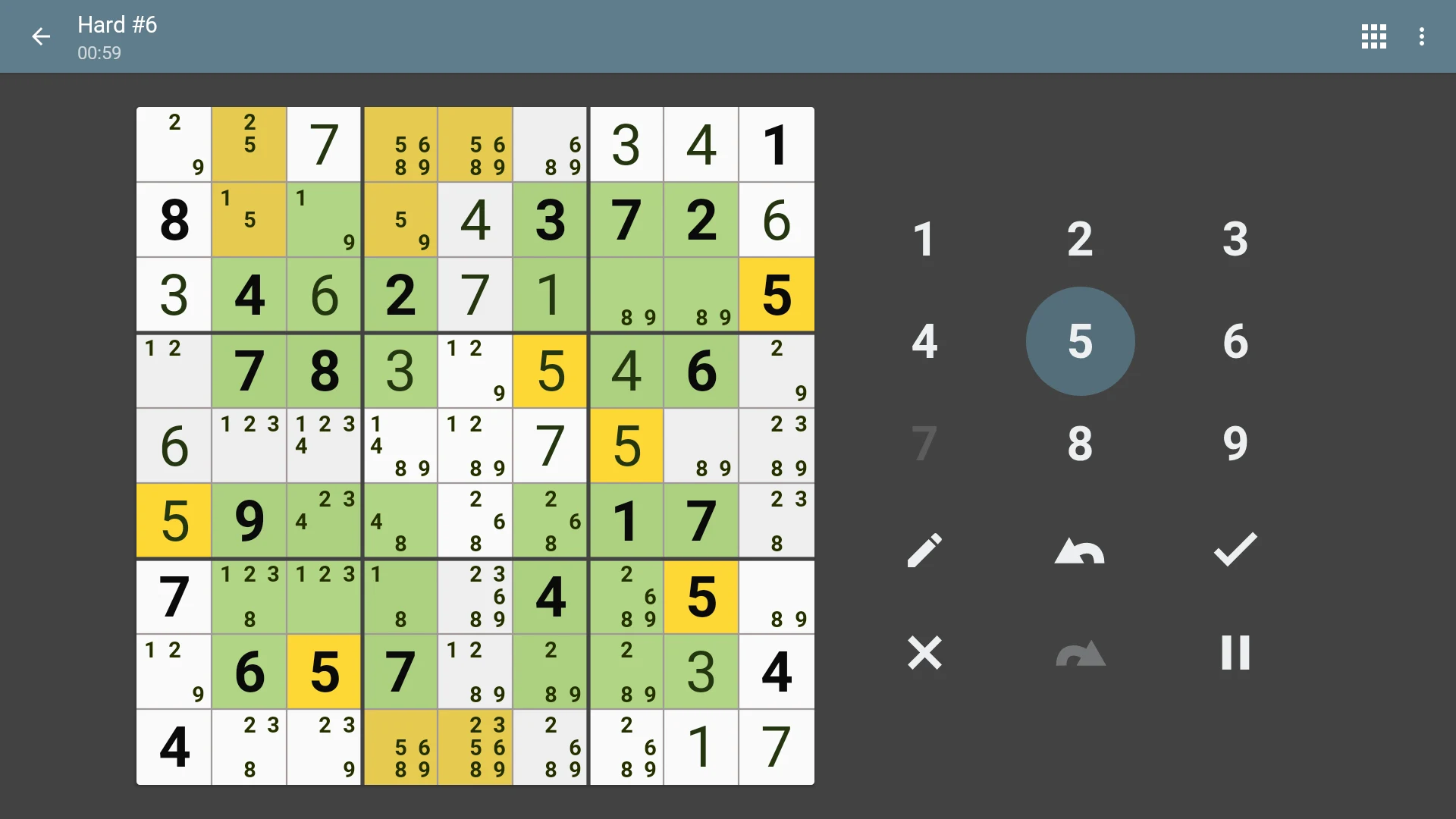 Andoku Sudoku 3 screenshot