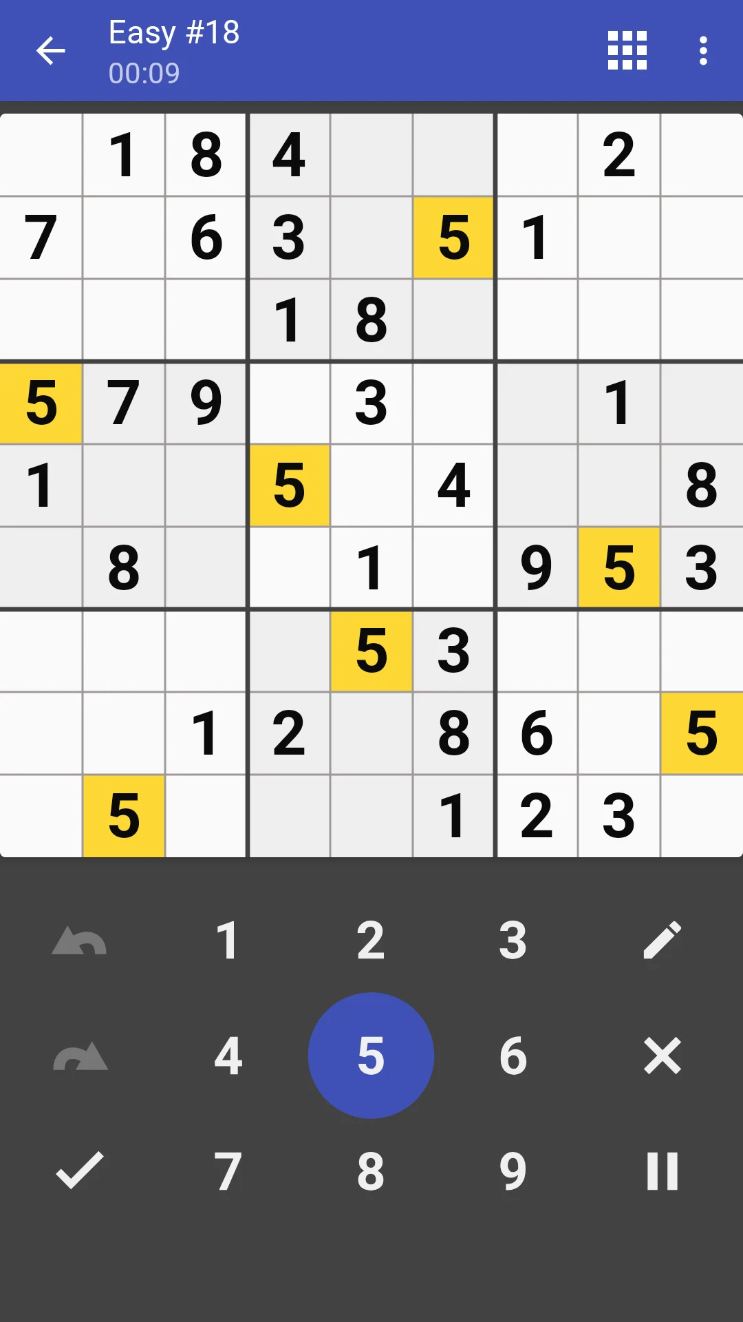 Andoku Sudoku 3 screenshot